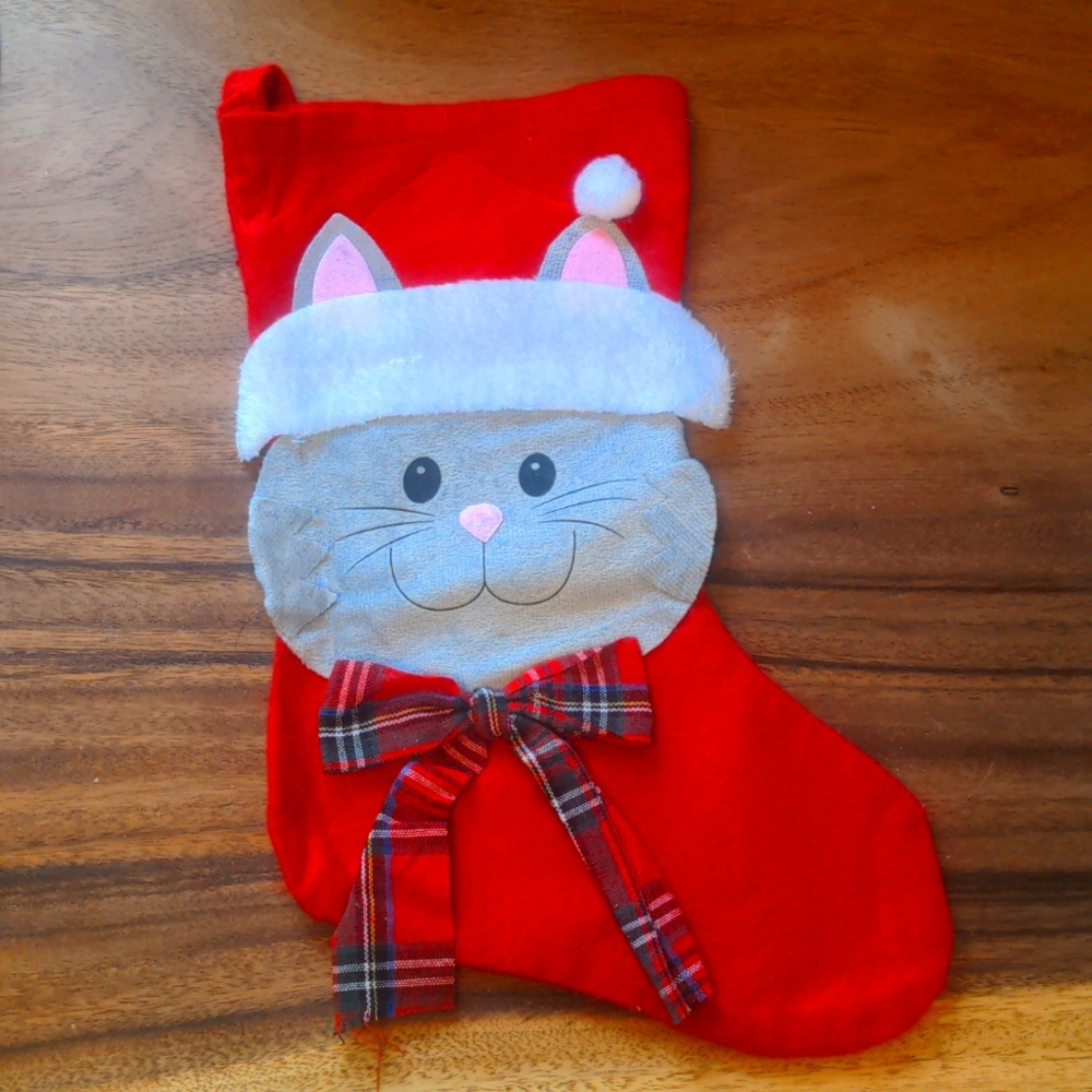 Cat Christmas Stocking